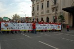 Multitudinària manifestació a Barcelona en defensa dels ocellaires de Catalunya