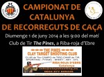 S'acosta el Campionat de Catalunya de Recorreguts de Caça 2014