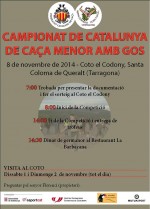 S´acosta el Campionat de Catalunya de Caça Menor amb gos 2014