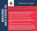 Actualització i seguiment de l´afectació de les mesures anti Covid-19 en la pràctica de la caça a Catalunya