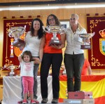 Podio Femenino Campeonato de España de San Huberto 2016