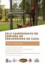 Oristá será la sede del XLV Campeonato de España de Recorridos de Caza